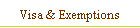 Visa & Exemptions