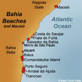 Bahia beaches and Maceio resorts